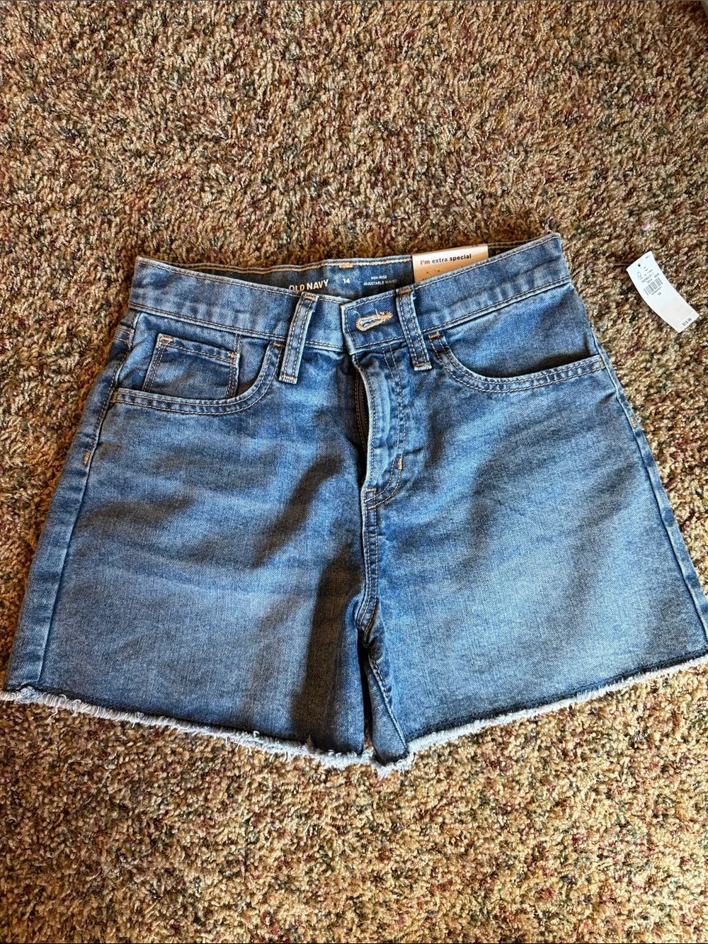 Old Navy Light Blue Denim Cutoff Shorts